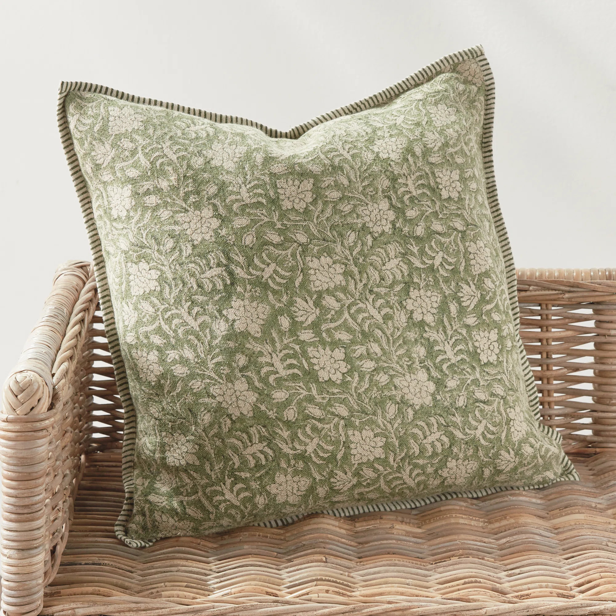 Henriellas Textured European Flax Fiber Throw Pillow | Wayfair North America