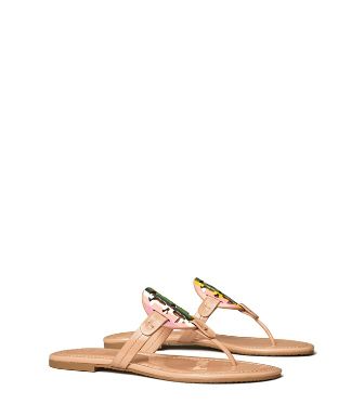 Tory Burch Miller Sandals, Printed Patent Leather | Tory Burch (US)