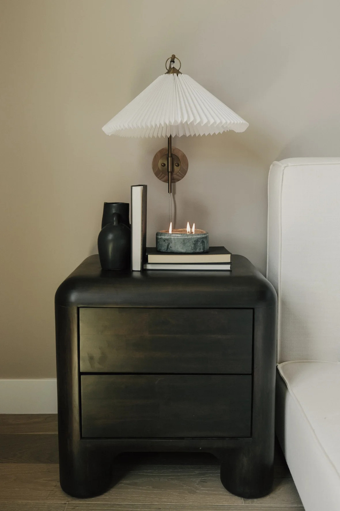 Rowan Nightstand - Dark Brown | THELIFESTYLEDCO