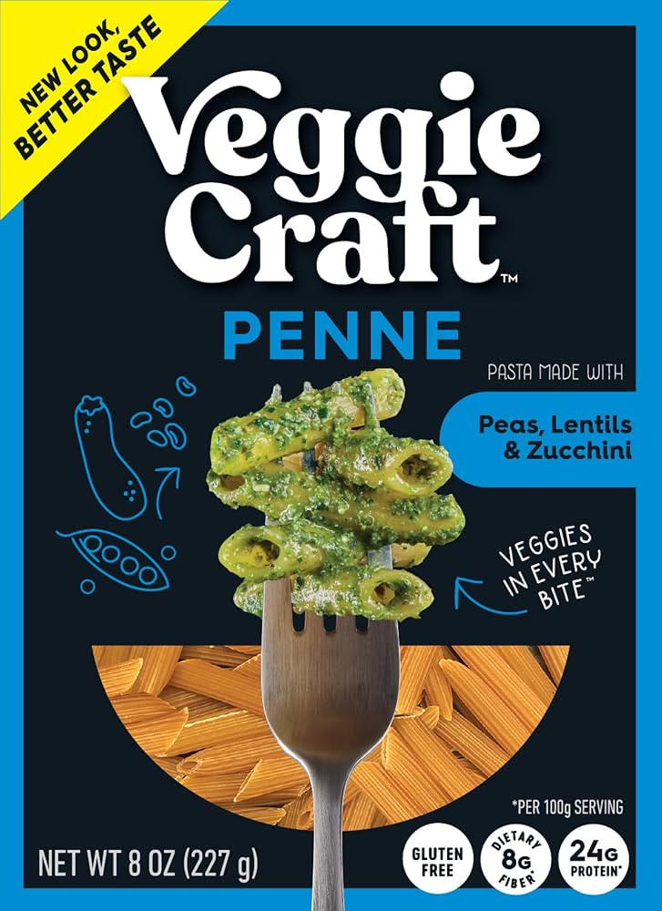 Veggiecraft Farms, Pasta Zucchini Penne, 8 Ounce | Amazon (US)