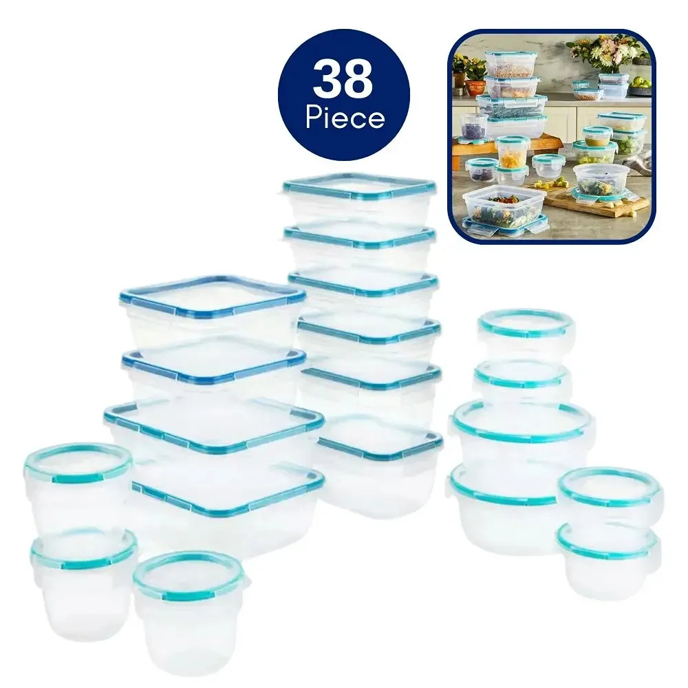 Snapware Plastic Food Storage Containers Set - 38 Pieces | REBEL (formerly Rebelstork)