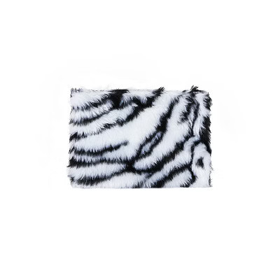 Luxe Faux Fur Clutch | Zebra | Target