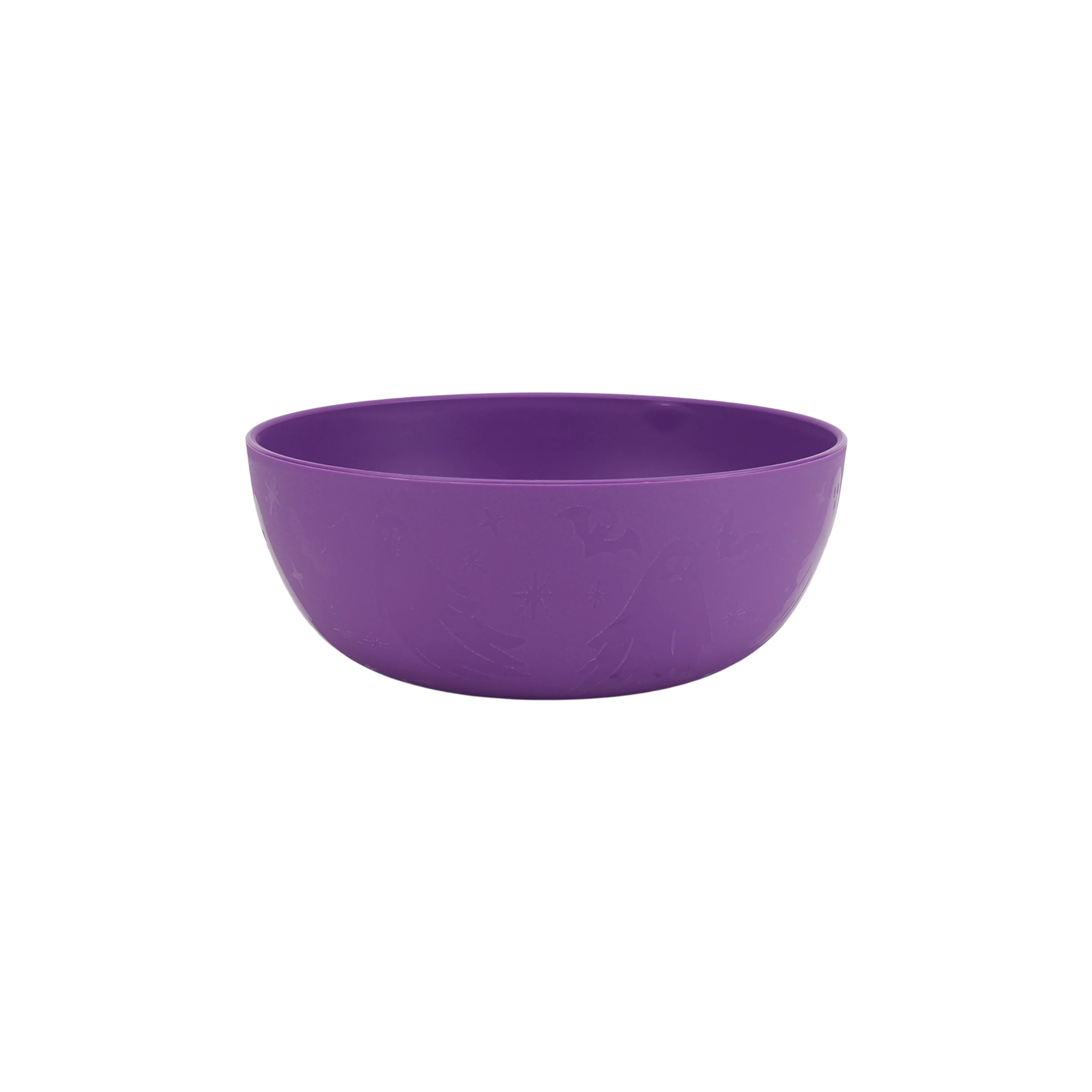 Mainstays 38 Ounce Round Plastic Etched Ghost Bowl, Purple - Walmart.com | Walmart (US)