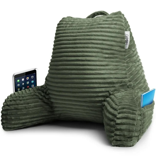 Nestl Cut Plush Reading Pillow, Backrest Pillows, Back pillow with arms, Shredded Memory Foam Bac... | Walmart (US)