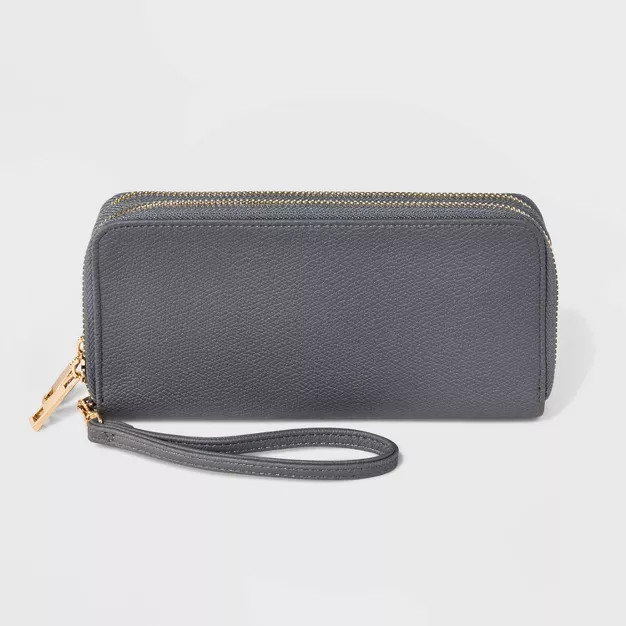 Women's Double Zip Wallet - A New Day™ | Target