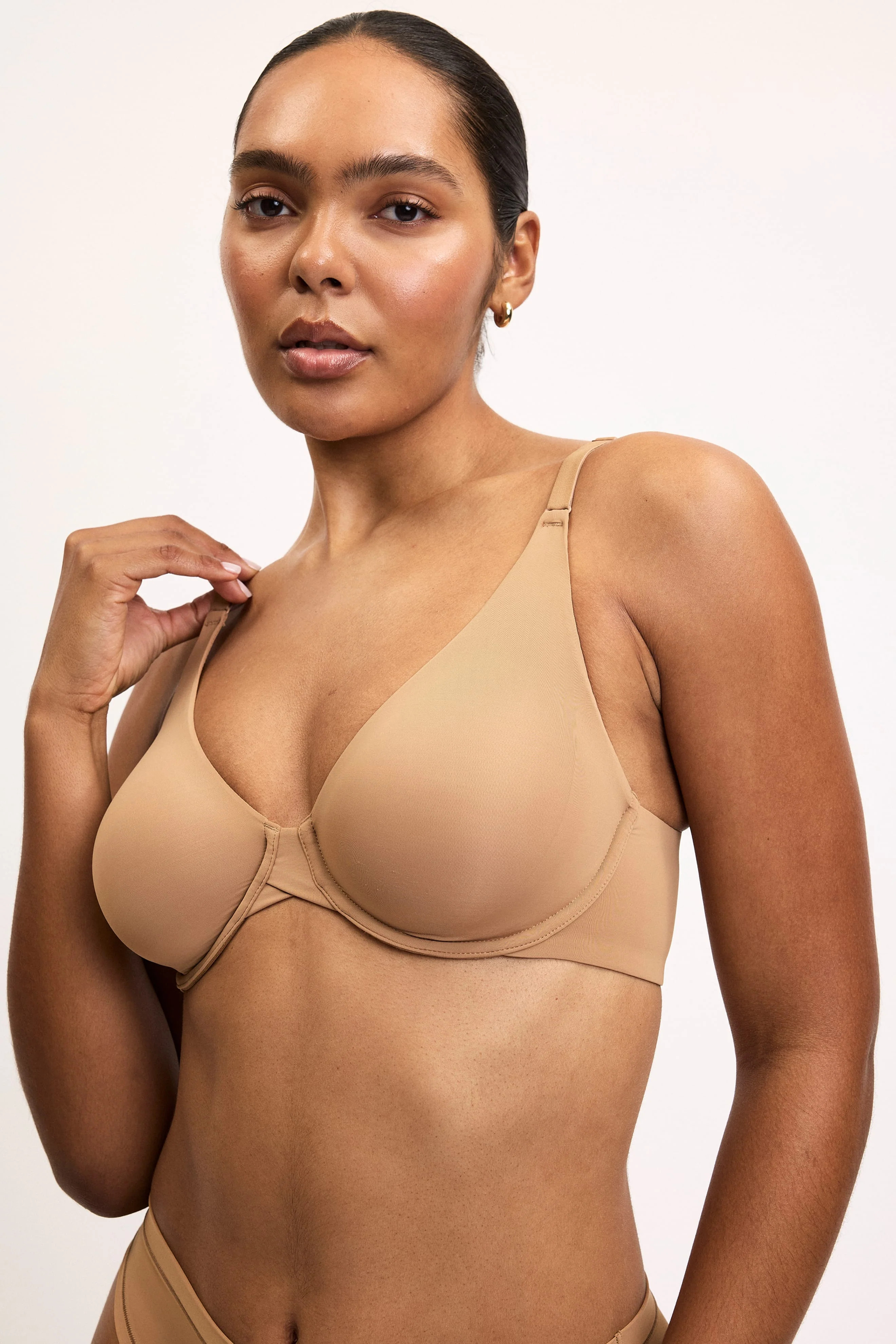 Buy The Base Unlined Bra in Tan | Harper Wilde | Harper Wilde