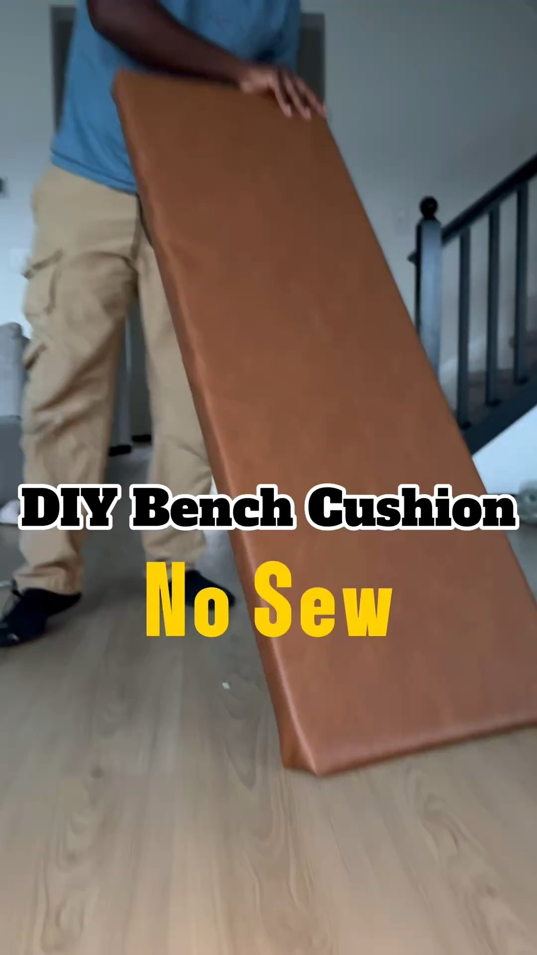 DIY Bench Cushion 🤎

#diy #cushion #mudroom

#LTKvlog #LTKHome