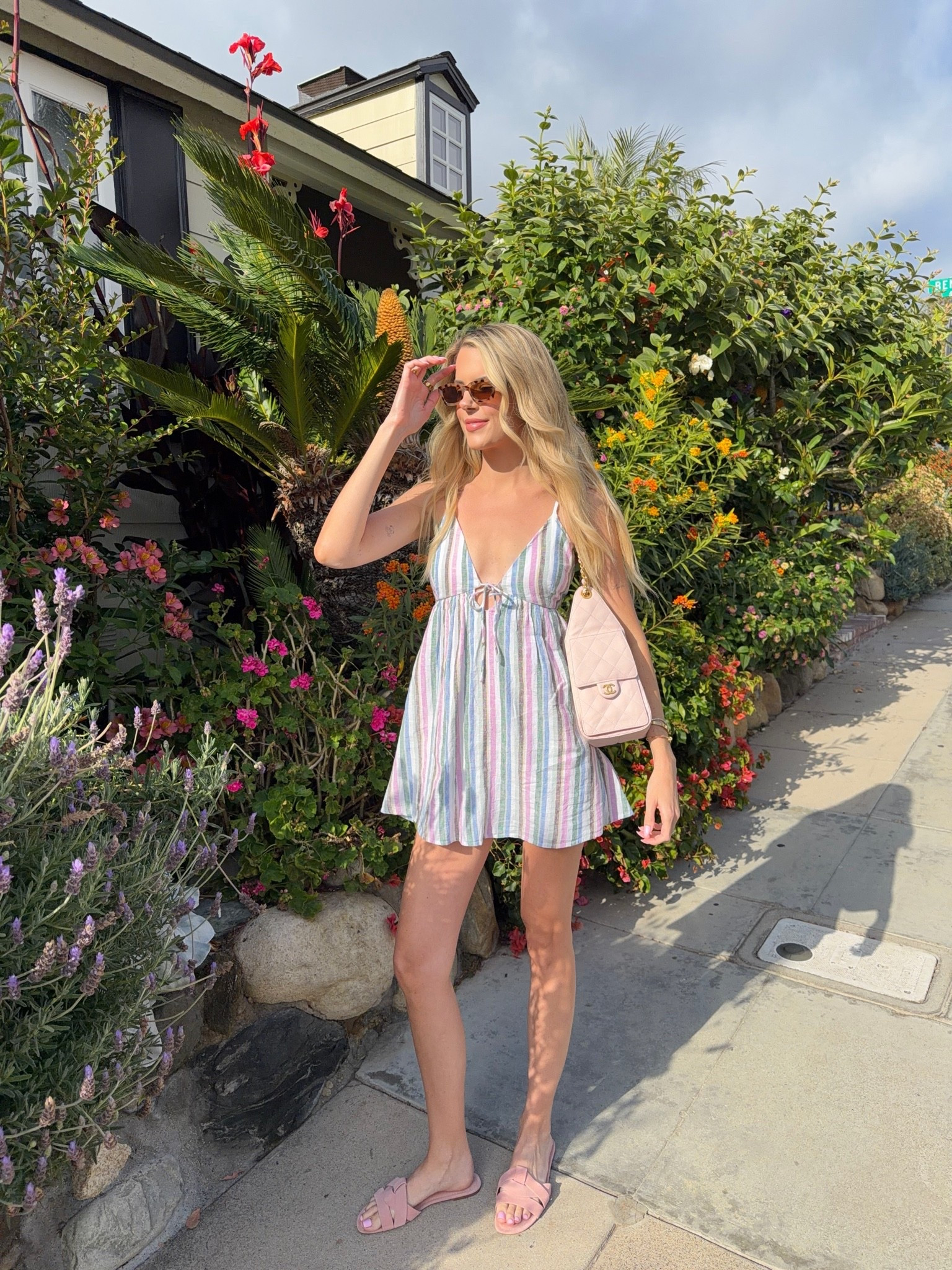 cute summer dress on sale! love the built in bra and skort 💗🌸

#LTKootd