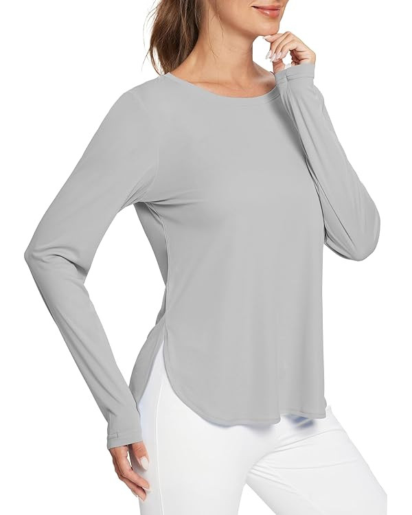 BALEAF Women's Sun Shirts UPF 50+ Long Sleeve Hiking Tops Lightweight Quick Dry UV Protection Out... | Amazon (US)