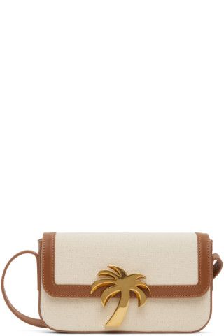 Beige Palm Bridge Bag | SSENSE