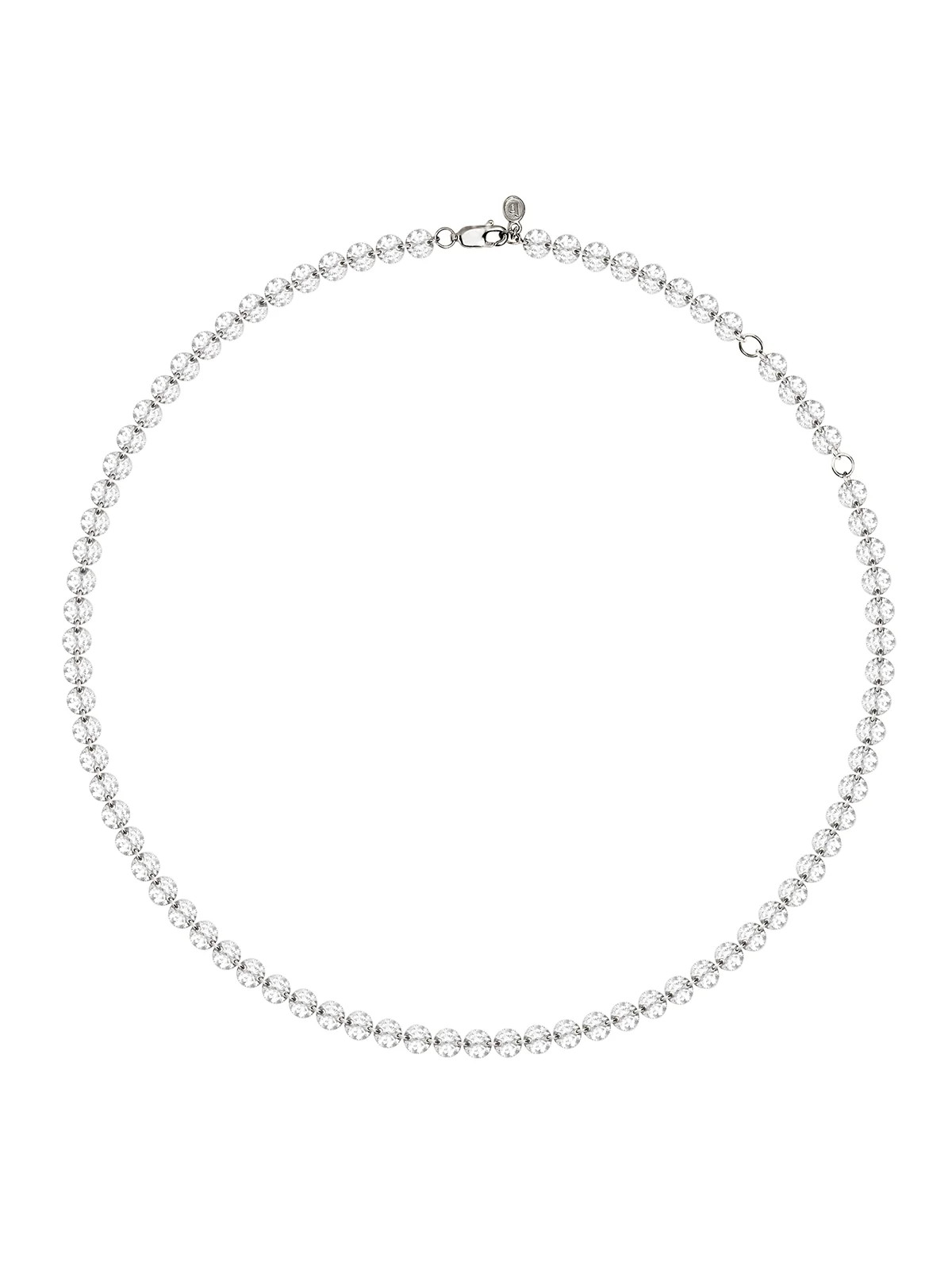 FLOATING ETERNITY NECKLACE IN 5MM MOISSANITE | Dorsey