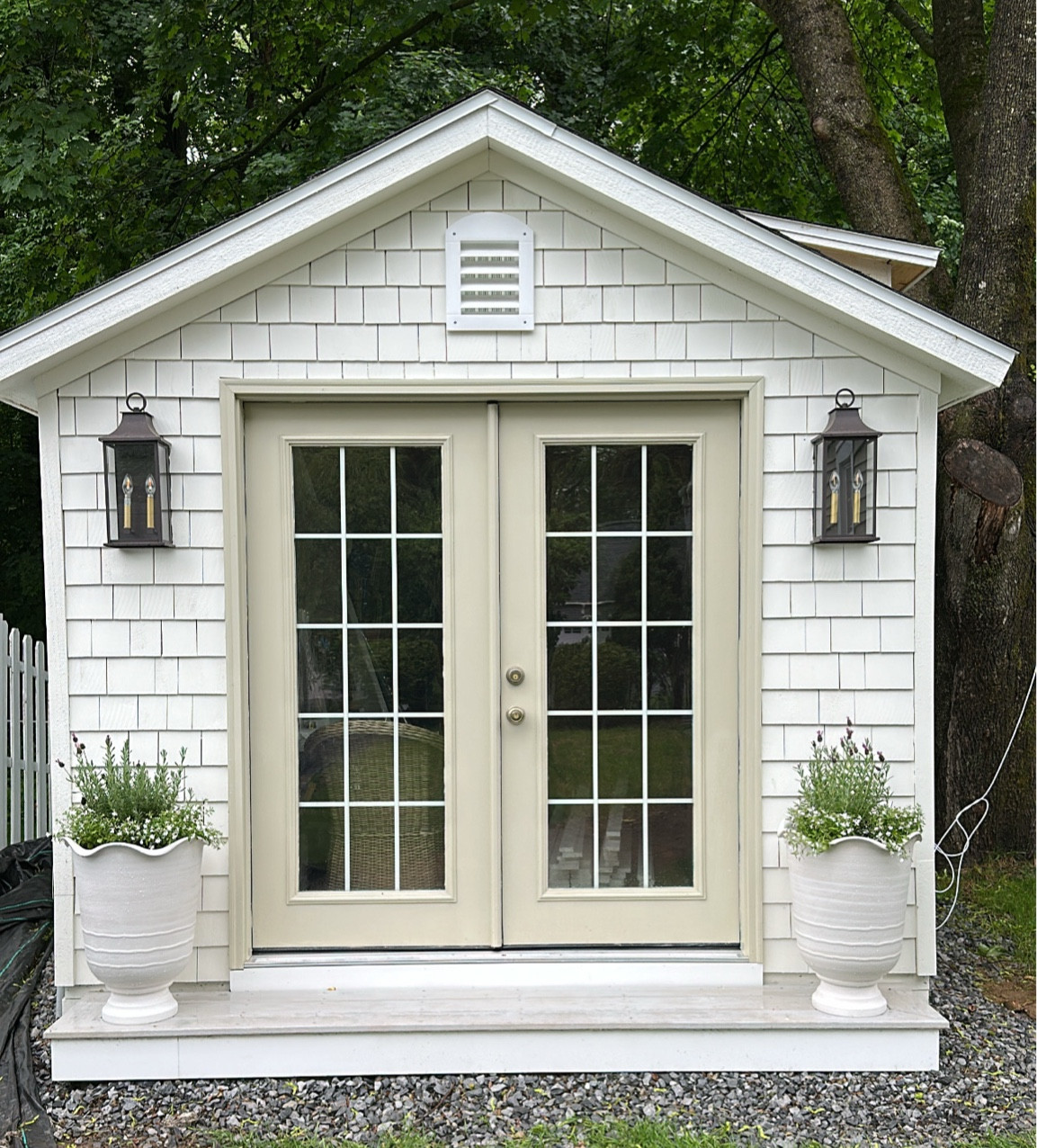 Added some new outdoor planters to the garden shed for spring. These are lightweight and look high end! 

#LTKHome #LTKOver40 #LTKSeasonal