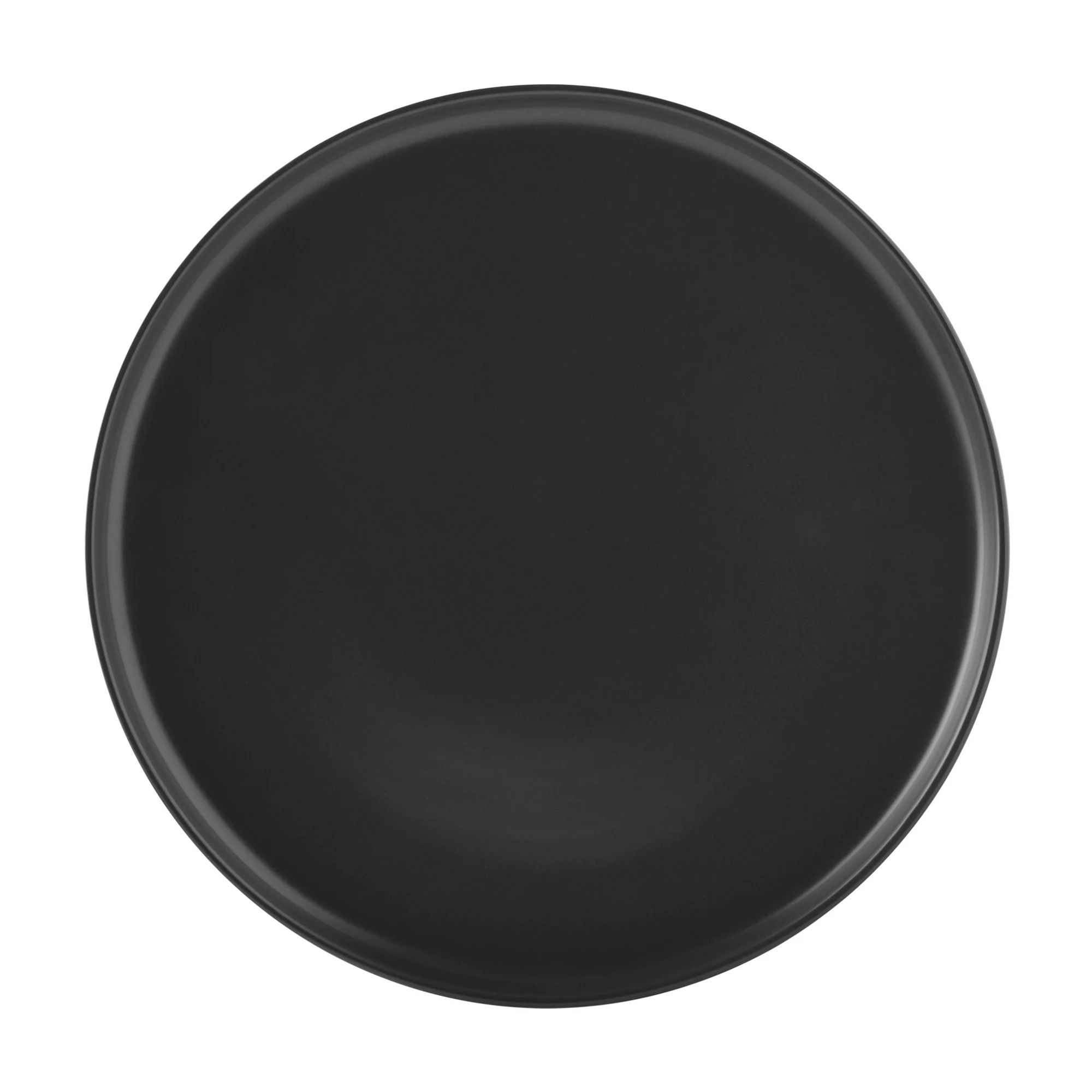Mainstays Alessandra Matte Black Stoneware Dinner Plate | Walmart (US)