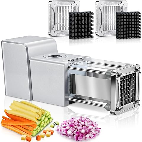 Amazon.com: Electric French Fry Cutter, Sopito Commercial Grade Potato Cutter with 1/2-Inch Blade... | Amazon (US)