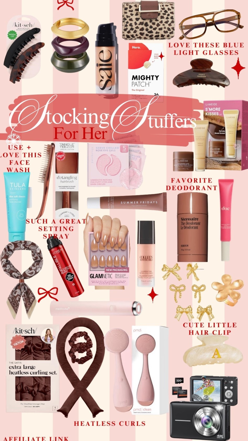 Stocking stuffers for her 

#LTKHoliday #LTKFindsUnder100 #LTKGiftGuide