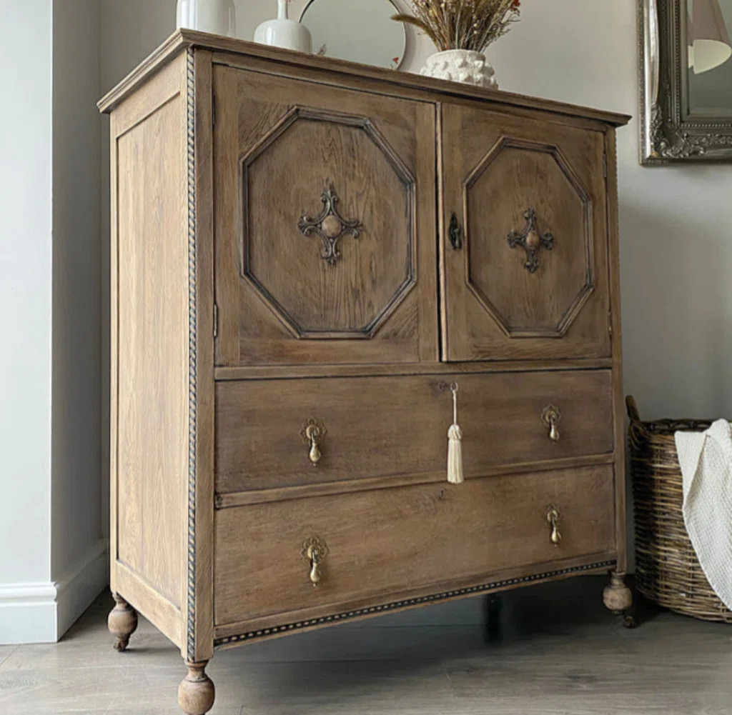 Solid Wood Retro Porch Cabinet Solid Wood Accent Cabinet | Wayfair North America