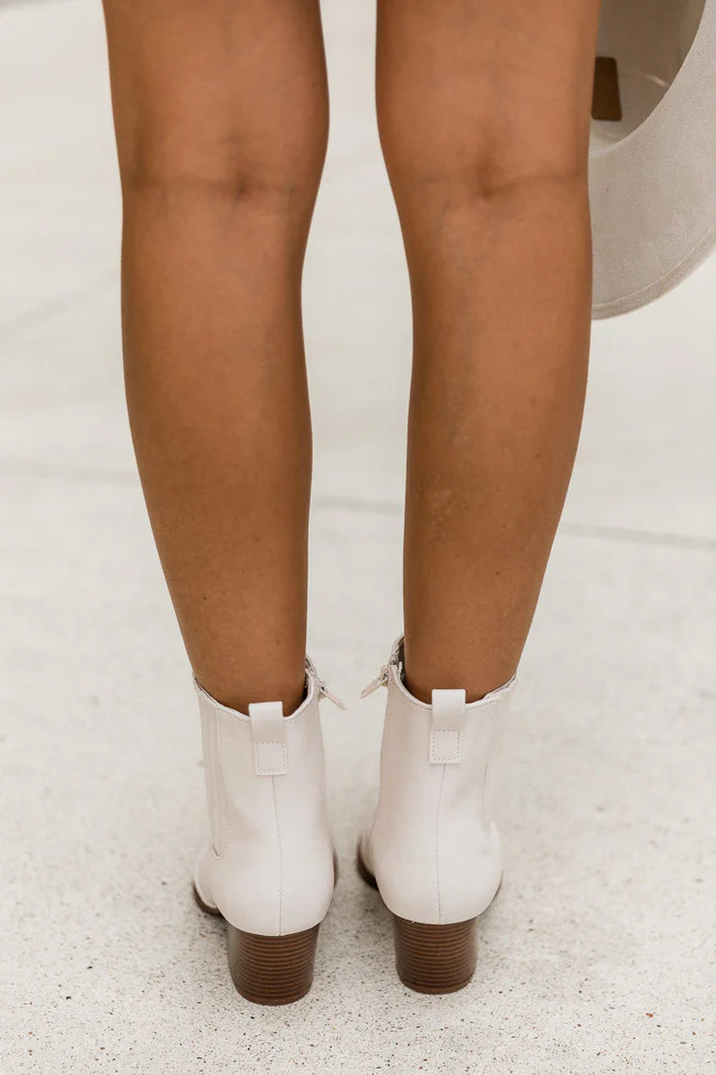 Darby Pointed Toe Beige Western Boot | The Pink Lily Boutique