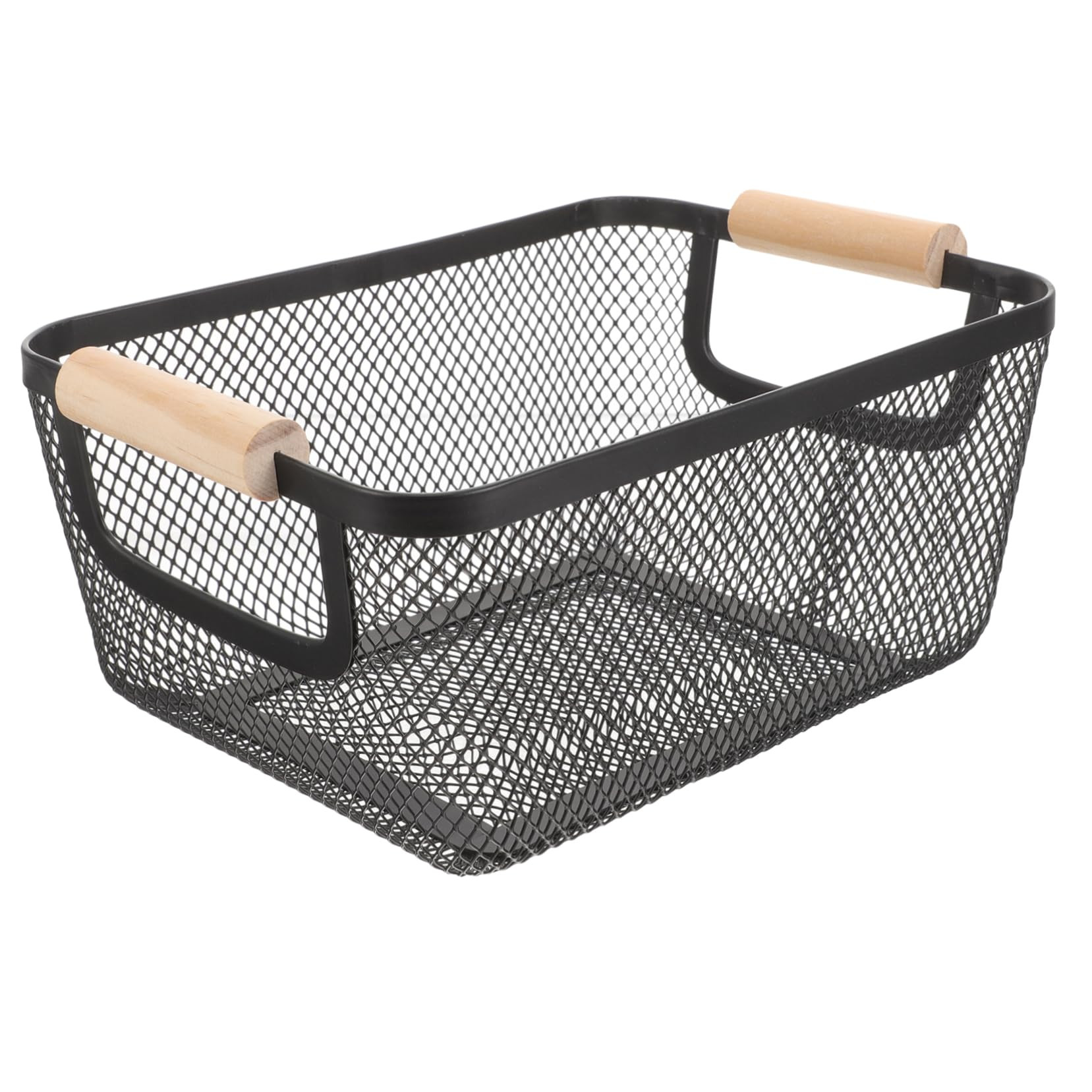 Ciieeo Wire Storage Bin With Handle - Indoor Plant Pot, Mesh Basket Organizer for Condiment Bottl... | Amazon (UK)