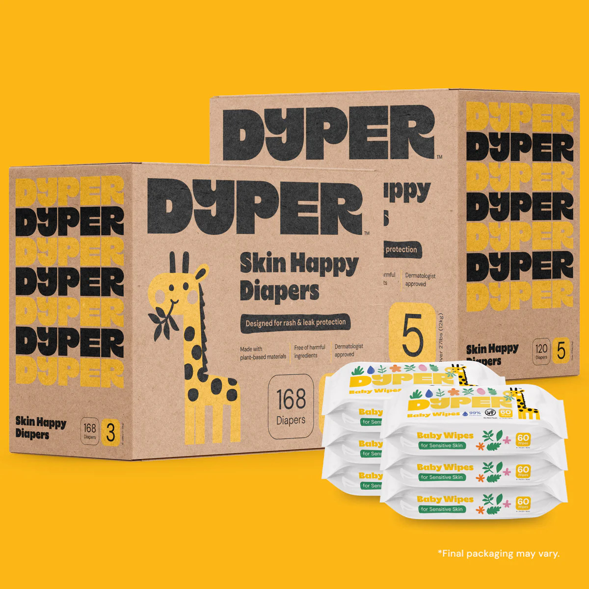 Multi Child Box Bundle | Bulk Dyper Diapers & Wipes | DYPER | Dyper