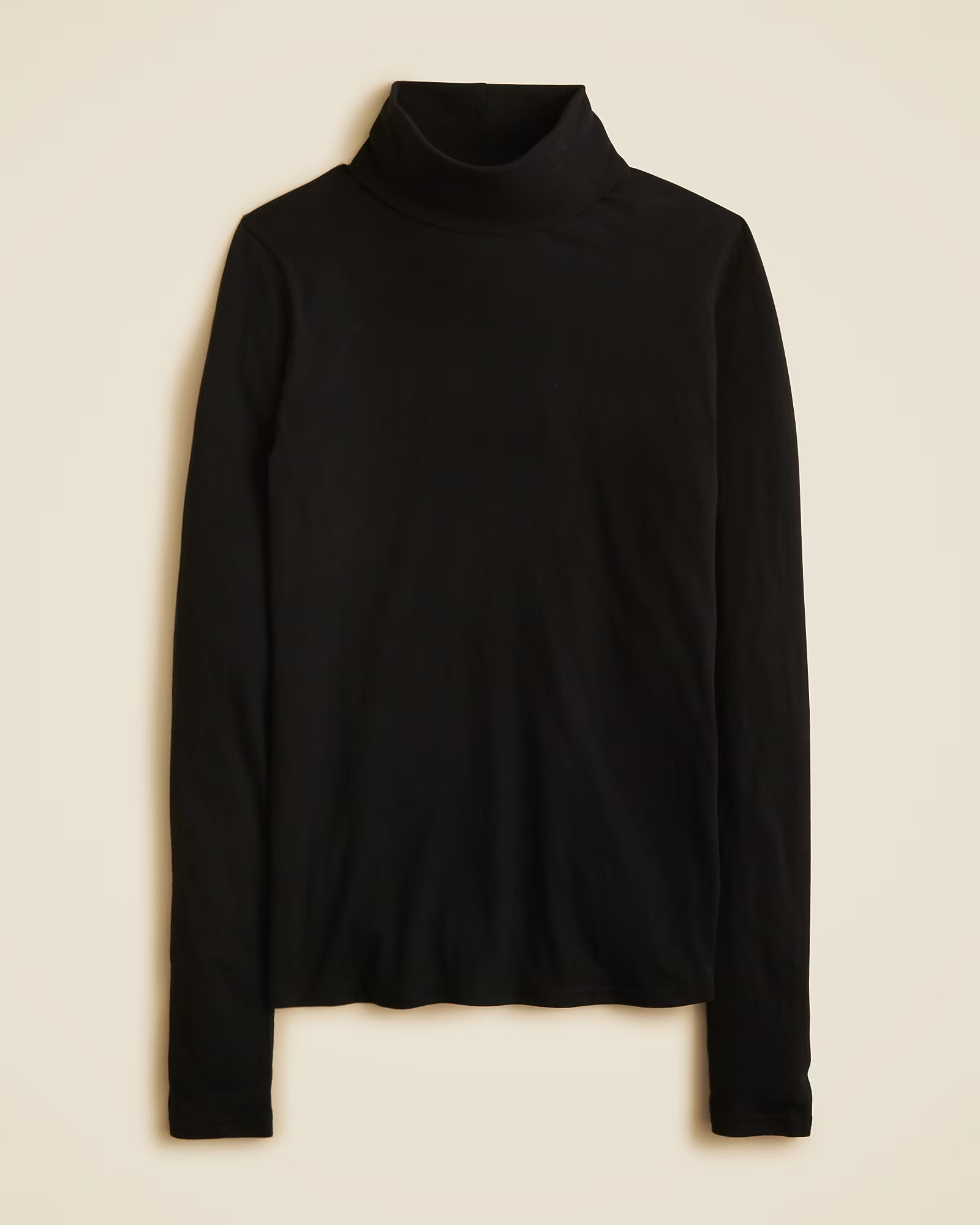 Feather jersey turtleneck | J. Crew US