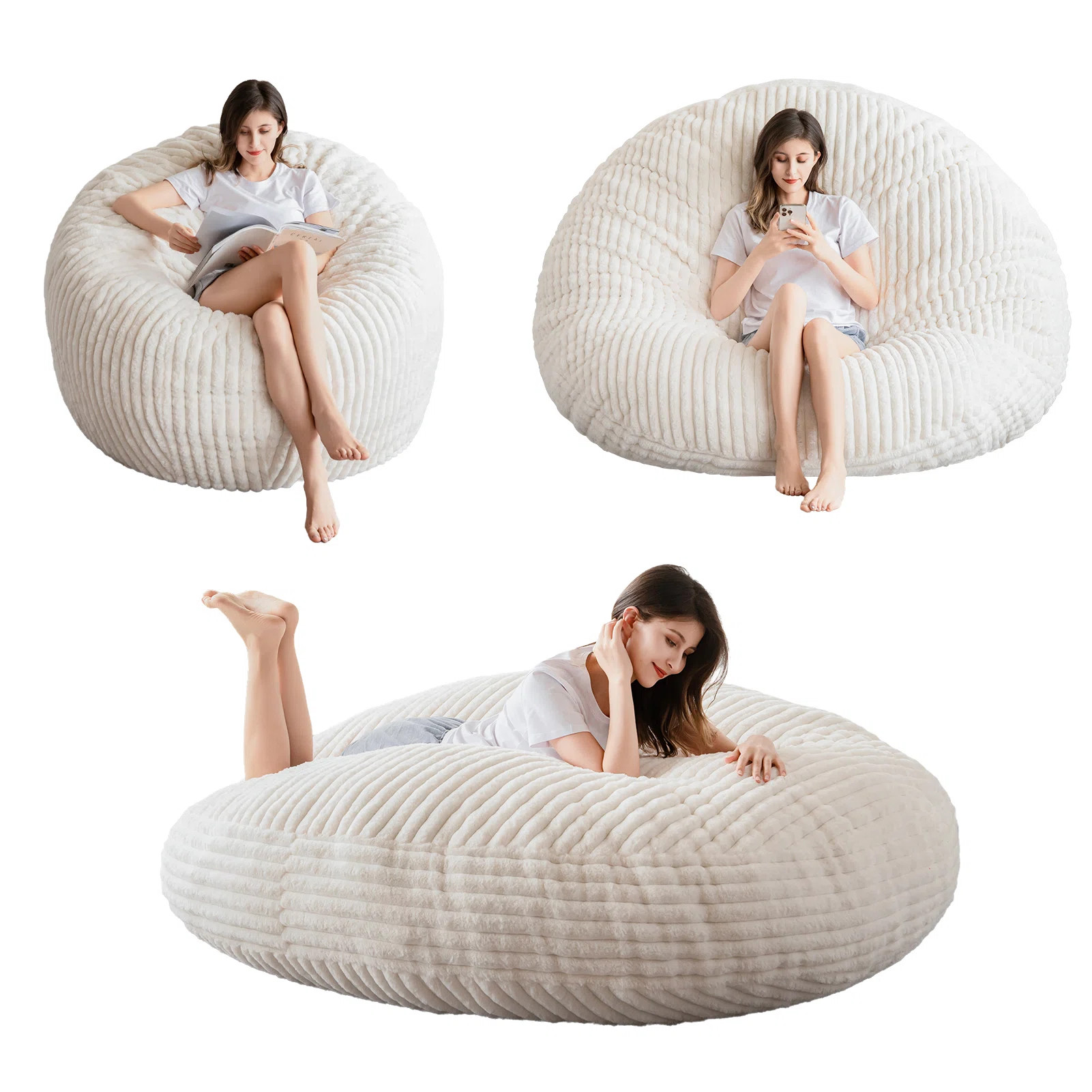 3 in 1 Convertible Bean Bag Chair | Wayfair North America