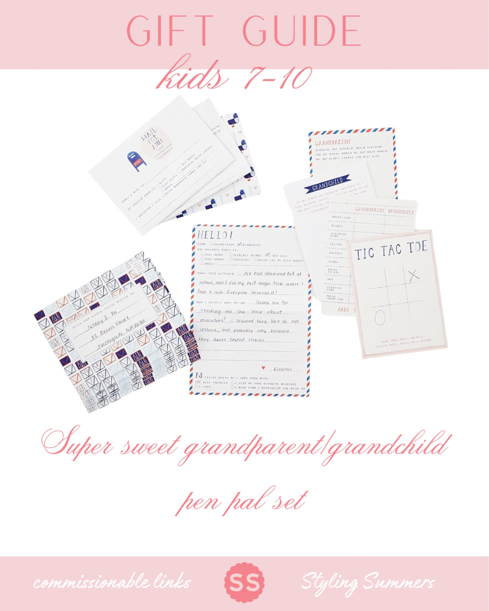 Adorable grandparent grandchild pen pal set! 

#LTKkids #LTKfamily #LTKHoliday