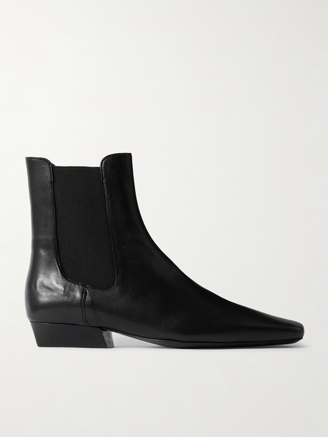 STAUD - Wally Leather Chelsea Boots - Black | NET-A-PORTER (US)