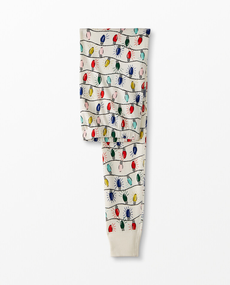 Adult Unisex Holiday Print Long John Pajama Pant | Hanna Andersson