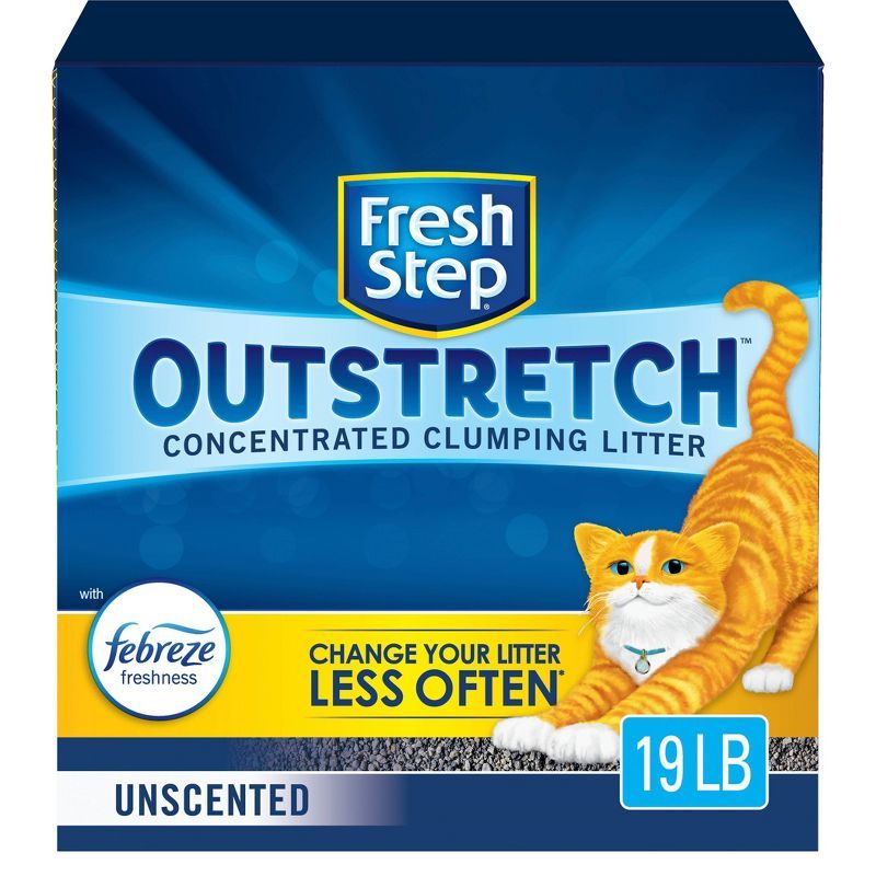 Fresh Step Outstretch Unscented Cat Litter - 19lbs | Target