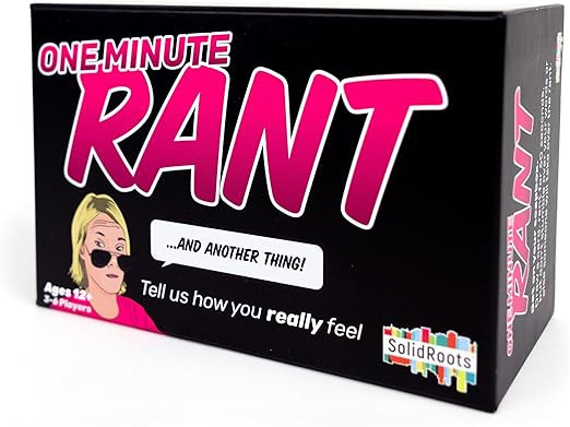 Spin Master Games, SolidRoots One Minute Rant - The Game for People Who Love Controversy | Adult ... | Amazon (US)