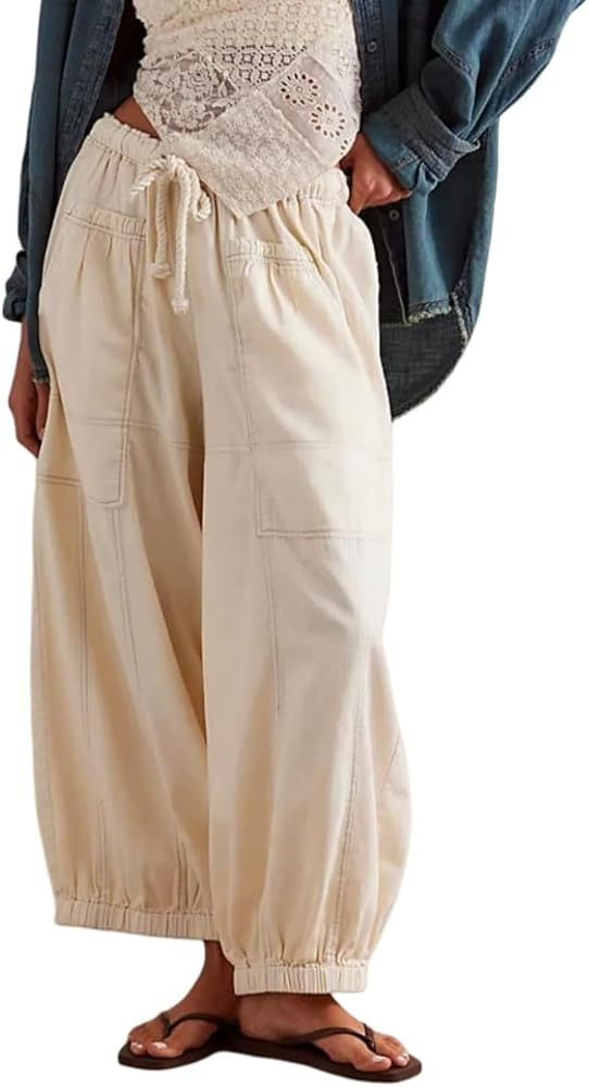 Kedera Women Mid Rise Barrel Jeans Loose Baggy Vintage Wide Leg Elastic Denim Pants Fashion Boyfr... | Amazon (US)