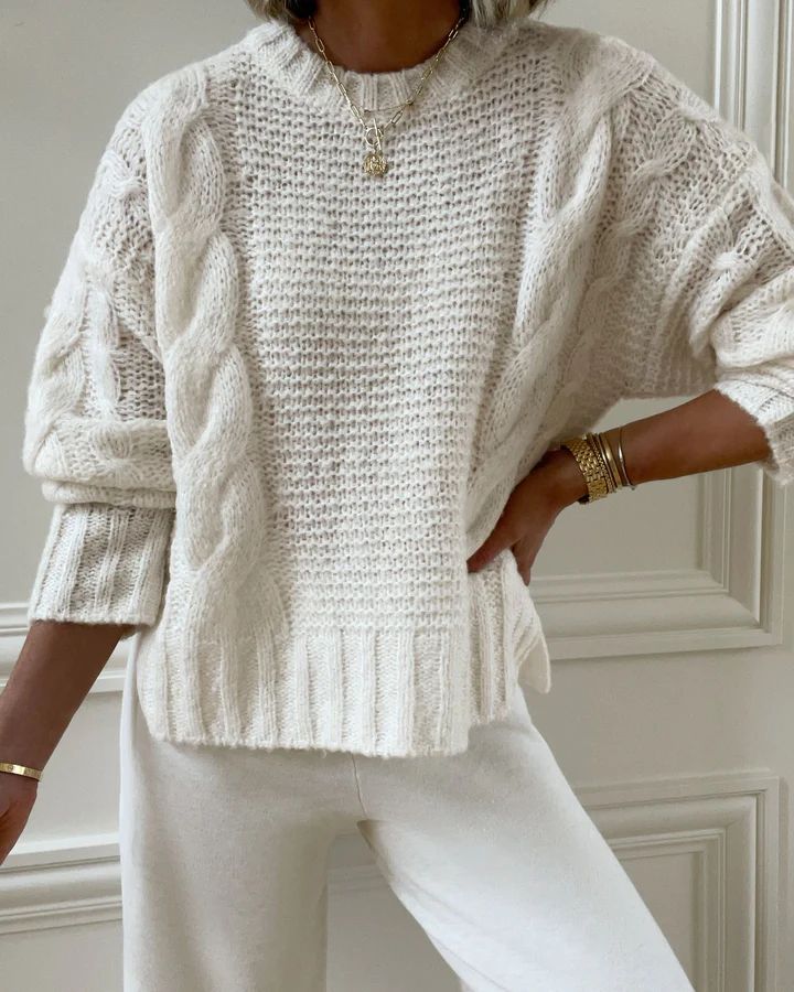 Splendid x Cellajaneblog Cashblend Cable Knit Sweater | Splendid