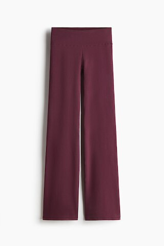 H & M - Flared Sports Leggings - Light Burgundy | H&M (US + CA)