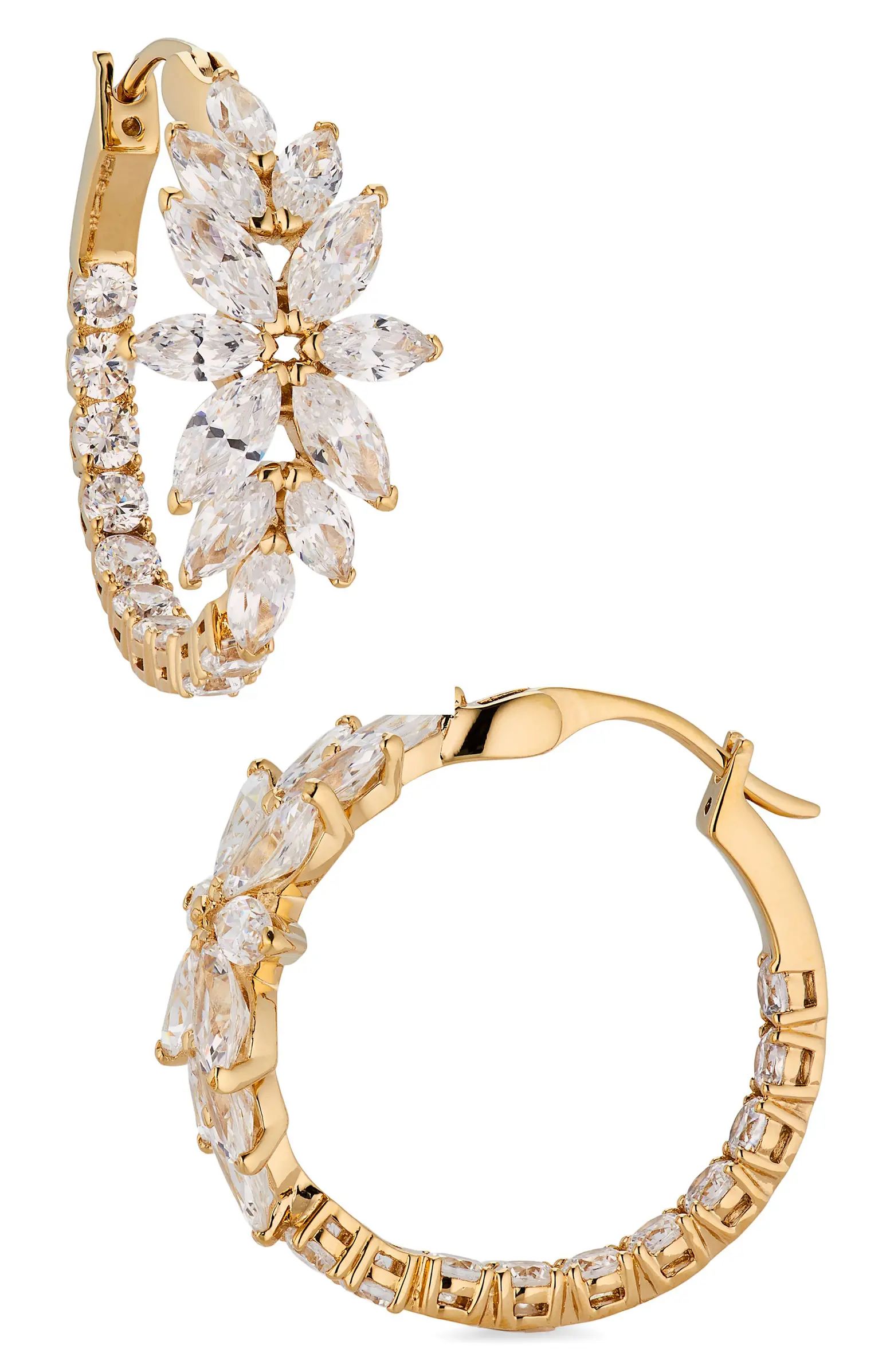 Midsommer Cubic Zirconia Hoop Earrings | Nordstrom