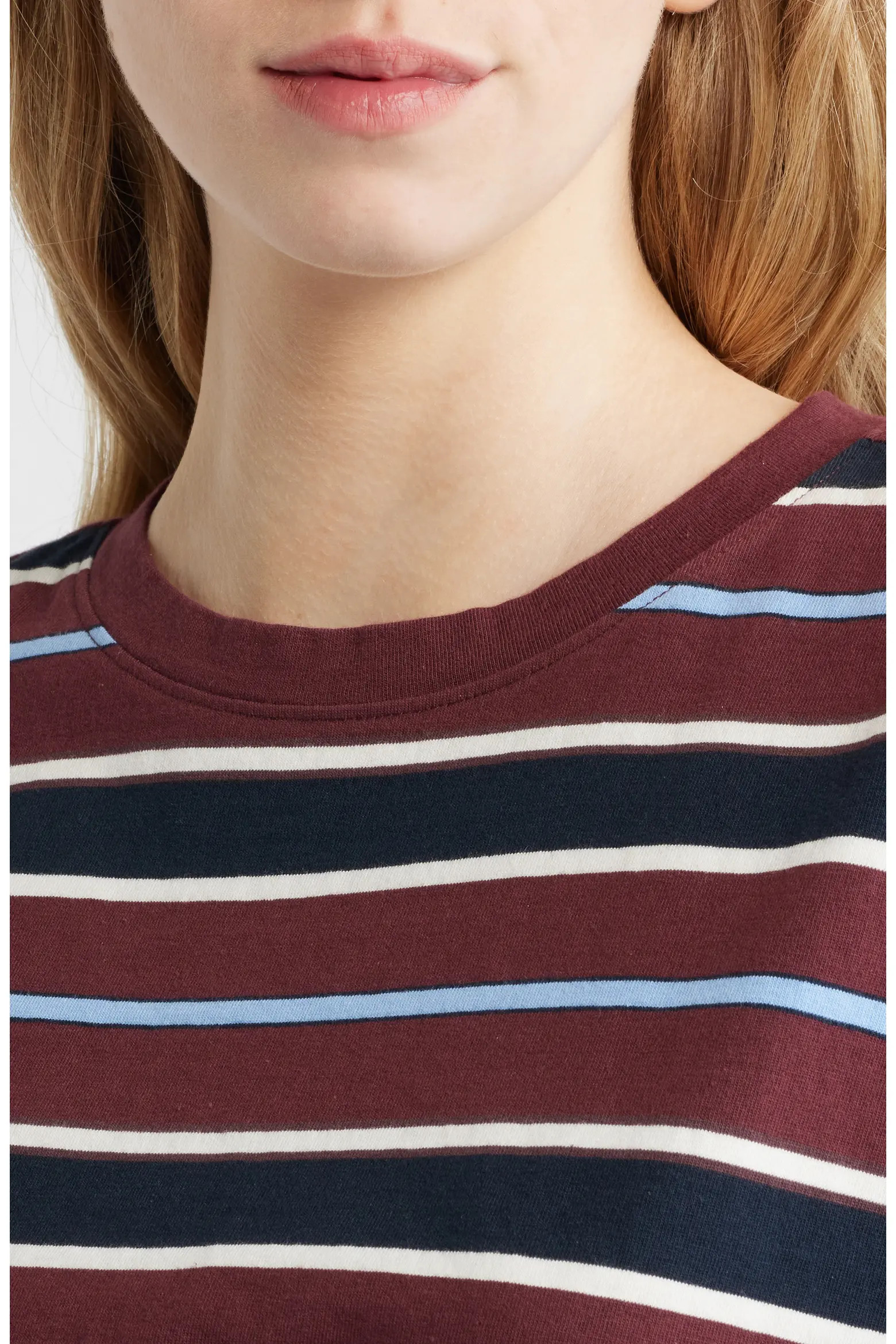 Kelly Stripe Boxy Cotton T-Shirt (Women) | Nordstrom | Nordstrom