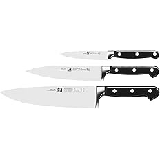 Professional S Zwilling J.A Henckels 3 Piece Knives Set, Black/Stainless Steel (35602-000-0) | Amazon (US)
