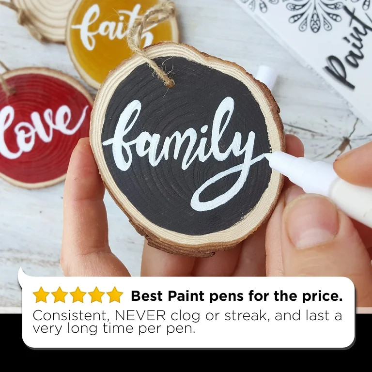 Artistro White Paint Pens, Extra-Fine Tip, Set of 5 White Markers | Walmart (US)