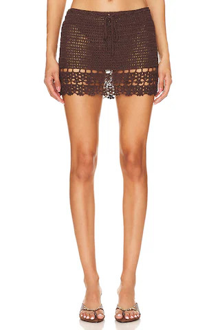 Elliana Crochet Mini Skirt
                    
                    MORE TO COME | Revolve Clothing (Global)
