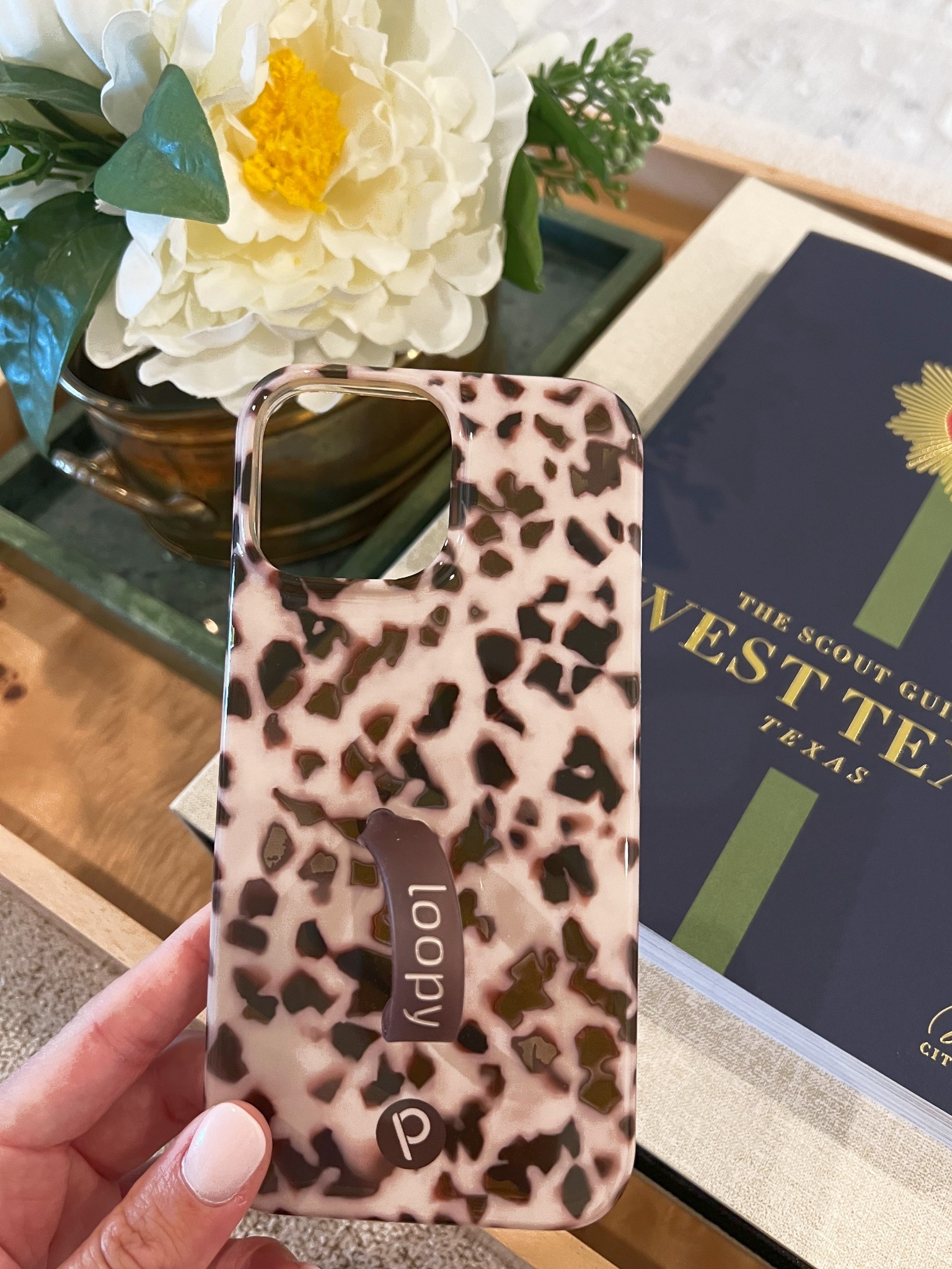 New phone case for fall / Loopy phone case / Tortoise / 