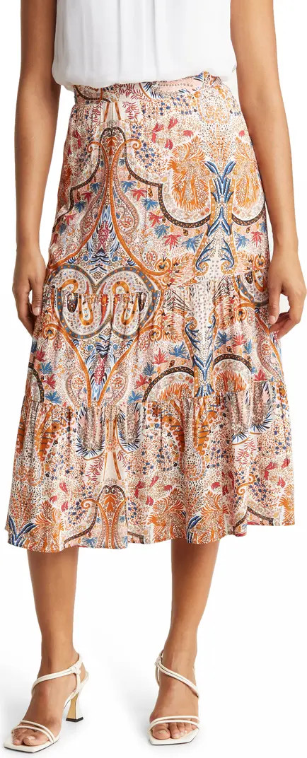 Tiered Paisley Maxi Skirt | Nordstrom Rack