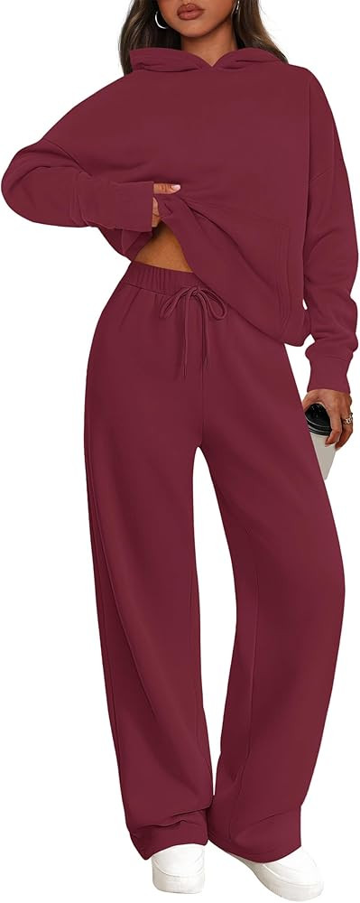 PRETTYGARDEN Women's 2 Piece Outfits Oversized Tracksuits | Amazon (US)
