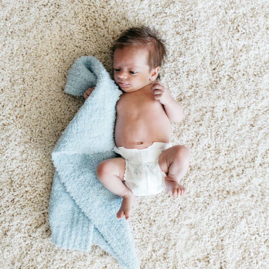 Bamboni Blankie, Light Blue | SpearmintLOVE