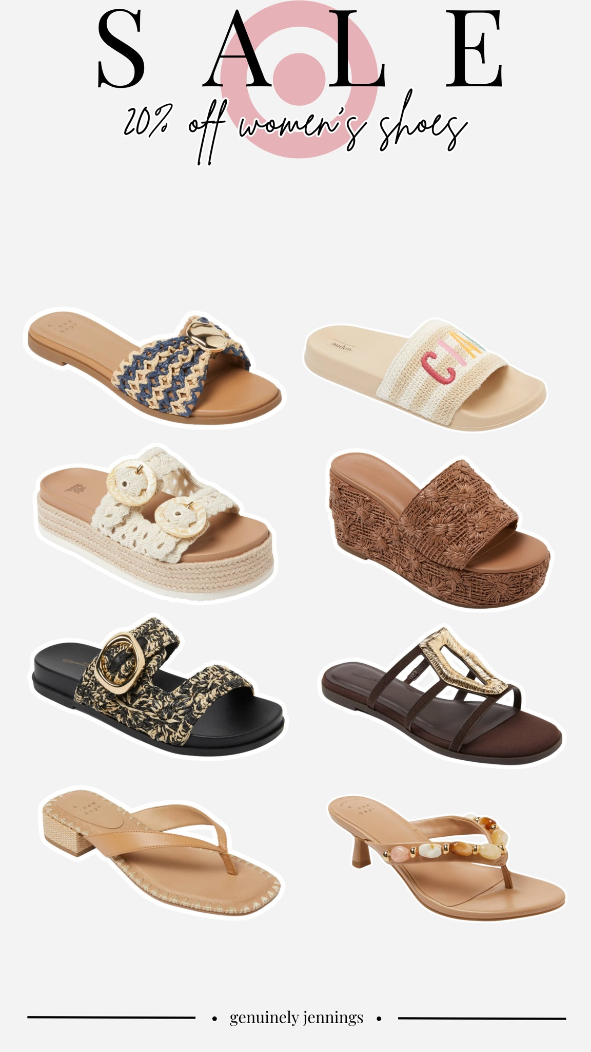 @Target sale! 20% off women’s shoes!!

#LTKgrwm #LTKootd #LTKSaleAlert