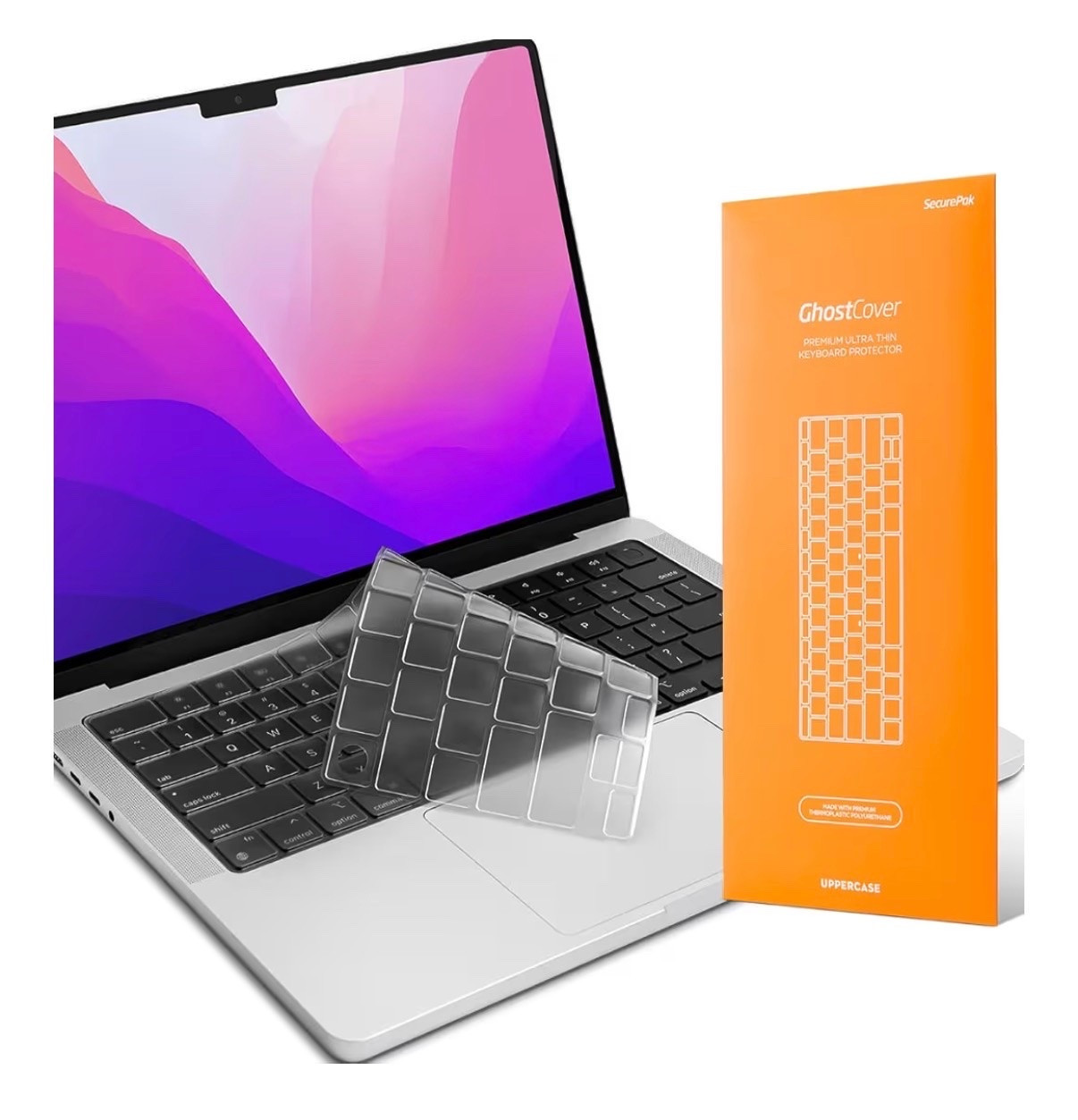 GhostCover Original Premium Ultra Thin Keyboard Cover Protector, Compatible with MacBook Pro 14"/16" M1-M5 Pro/Max, M2-M5 MacBook Air 13"/15", 2026 MacBook Neo 13" (Touch ID), US ANSI Layout, Clear
Keyboard cover

#LTKWorkwear