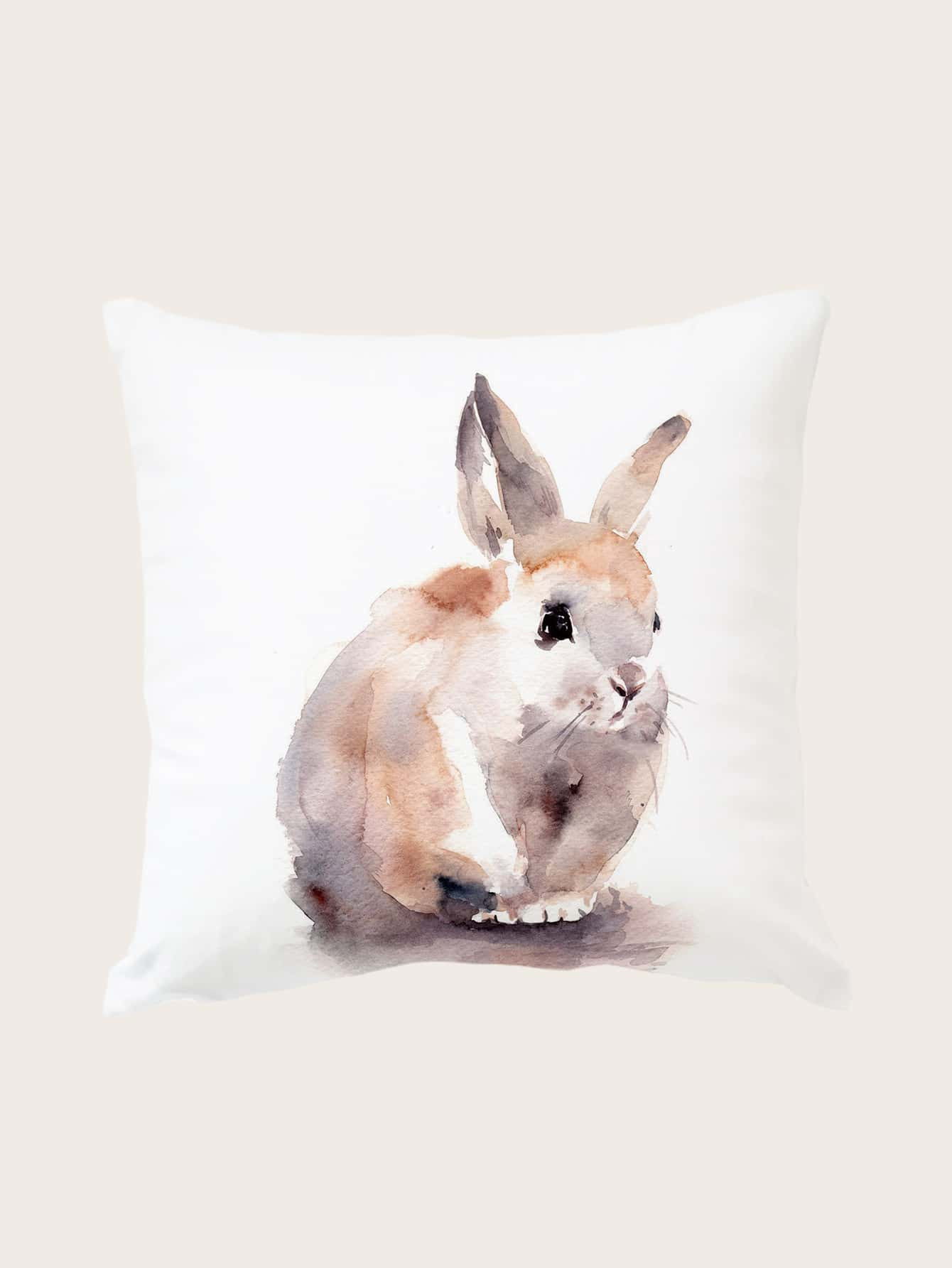 Rabbit Print Cushion Cover Without Filler | SHEIN