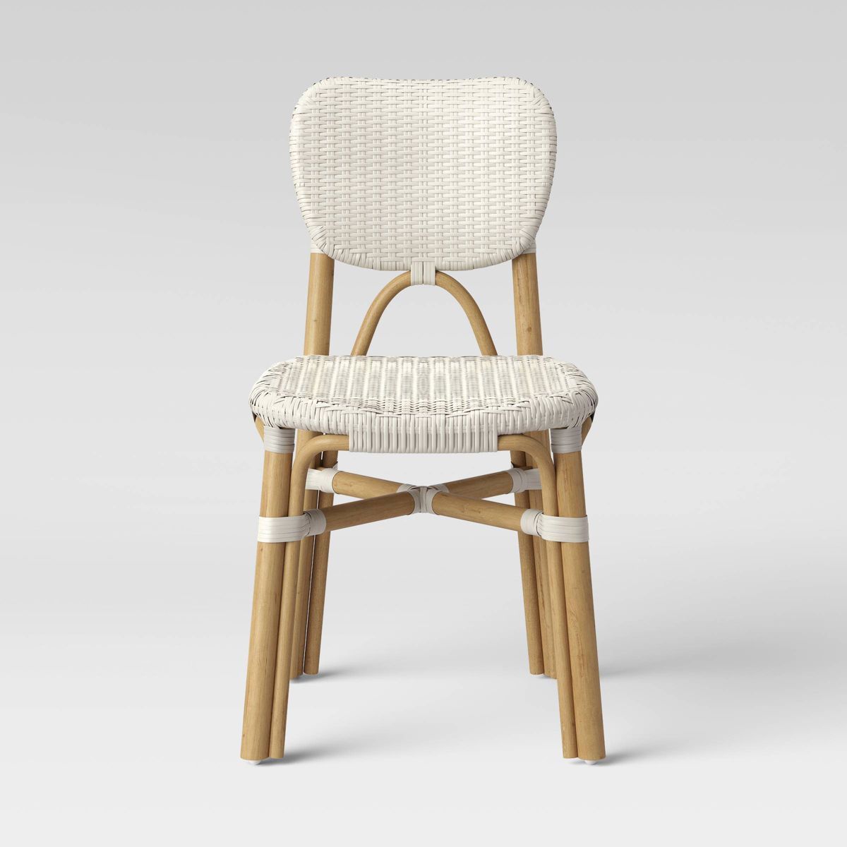 Canton Rattan and Woven Dining Chair White - Threshold™ | Target