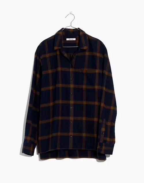 Flannel Oversized Ex-Boyfriend Shirt in Forbell Plaid | Madewell