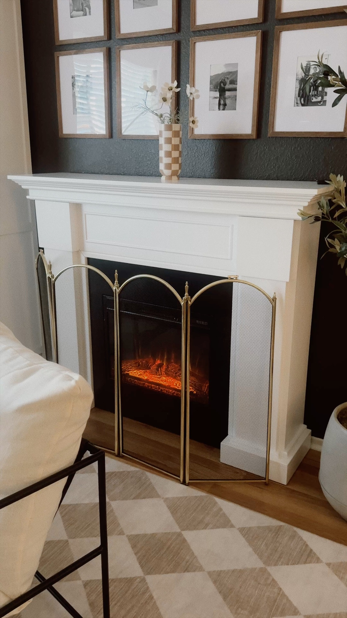 Faux fireplace 🔥

#LTKSeasonal #LTKMothersDay #LTKHome