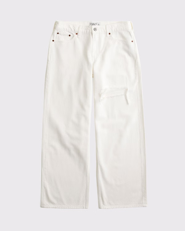 Women's Low Rise Ultra Loose Jean | Women's Clearance | Abercrombie.com | Abercrombie & Fitch (US)