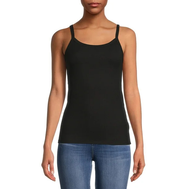 No Boundaries Juniors Ribbed Cami | Walmart (US)